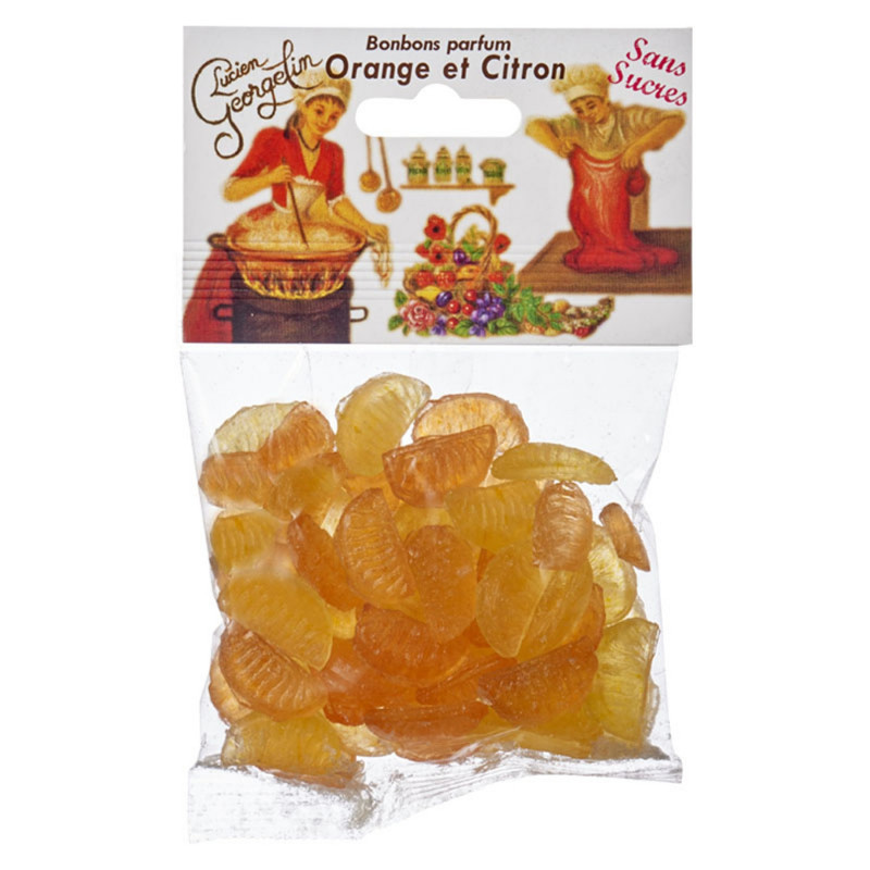 Acheter IBONS Bonbons au gingembre orange sanguine sans sucre